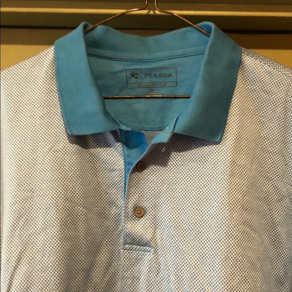Jos. A. Bank Casual Blue Polo Golf Shirt